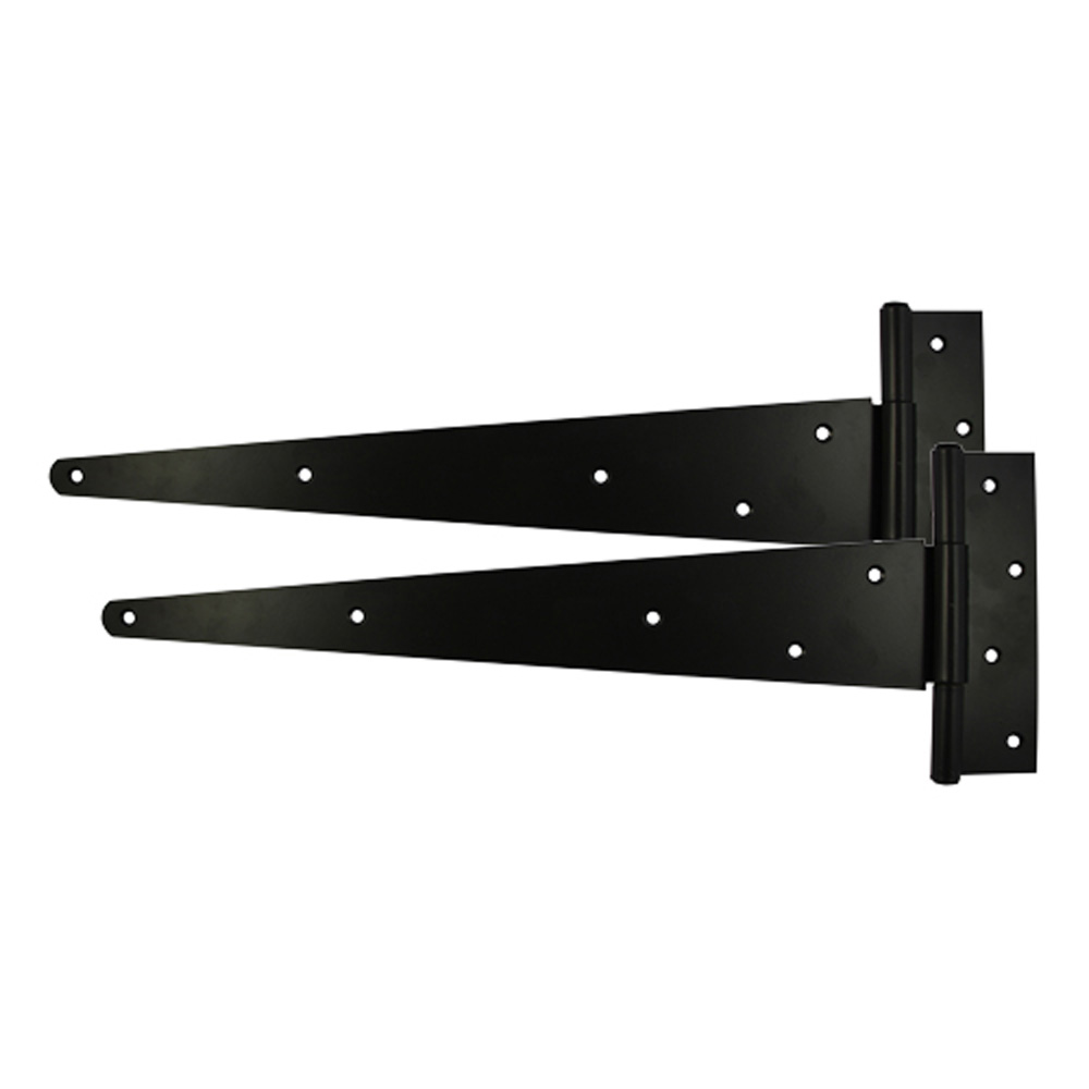 TIMCO Pair of Strong Tee Hinges - Black (18